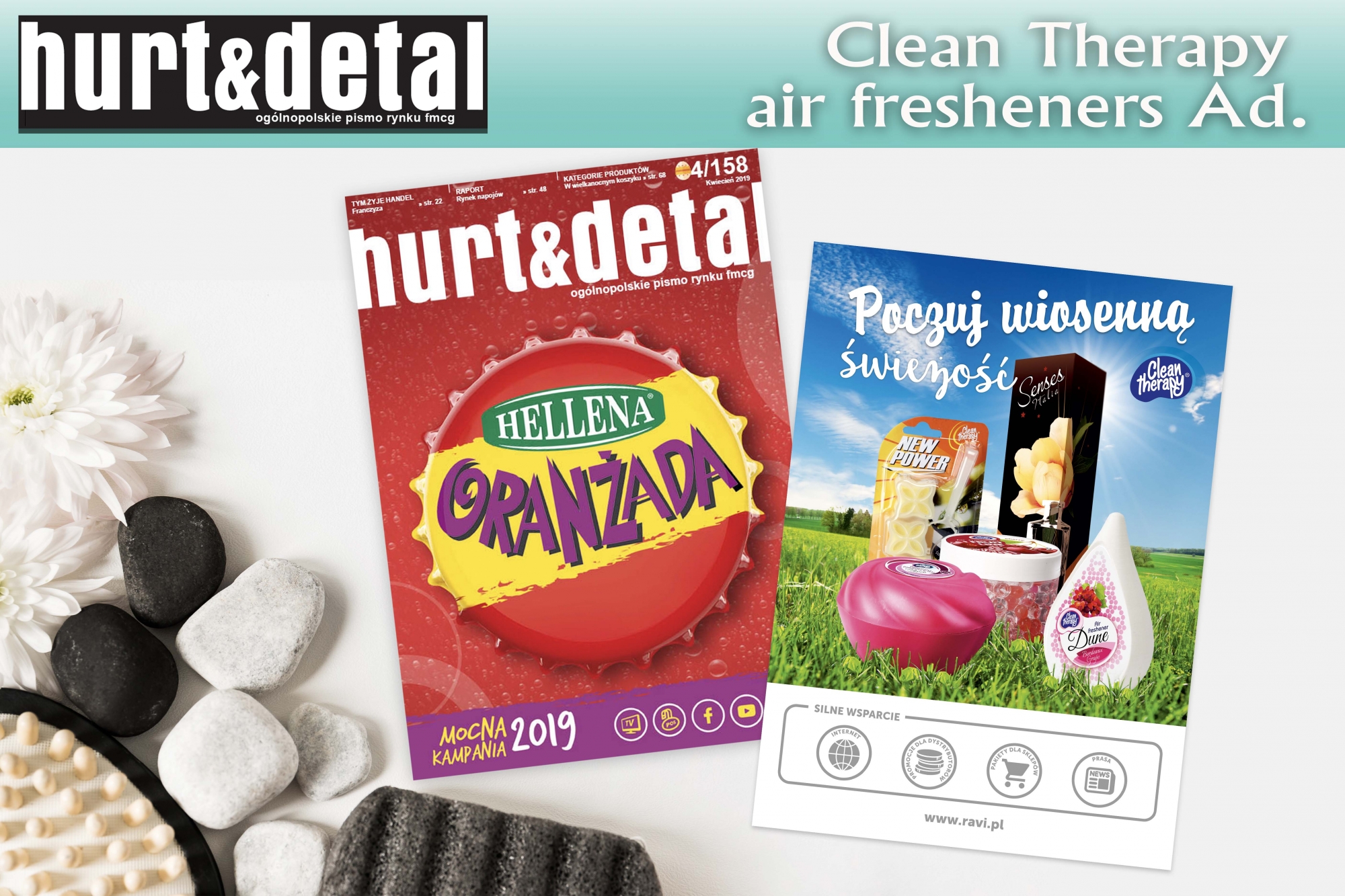 April 2019 Clean Therapy air fresheners ad.