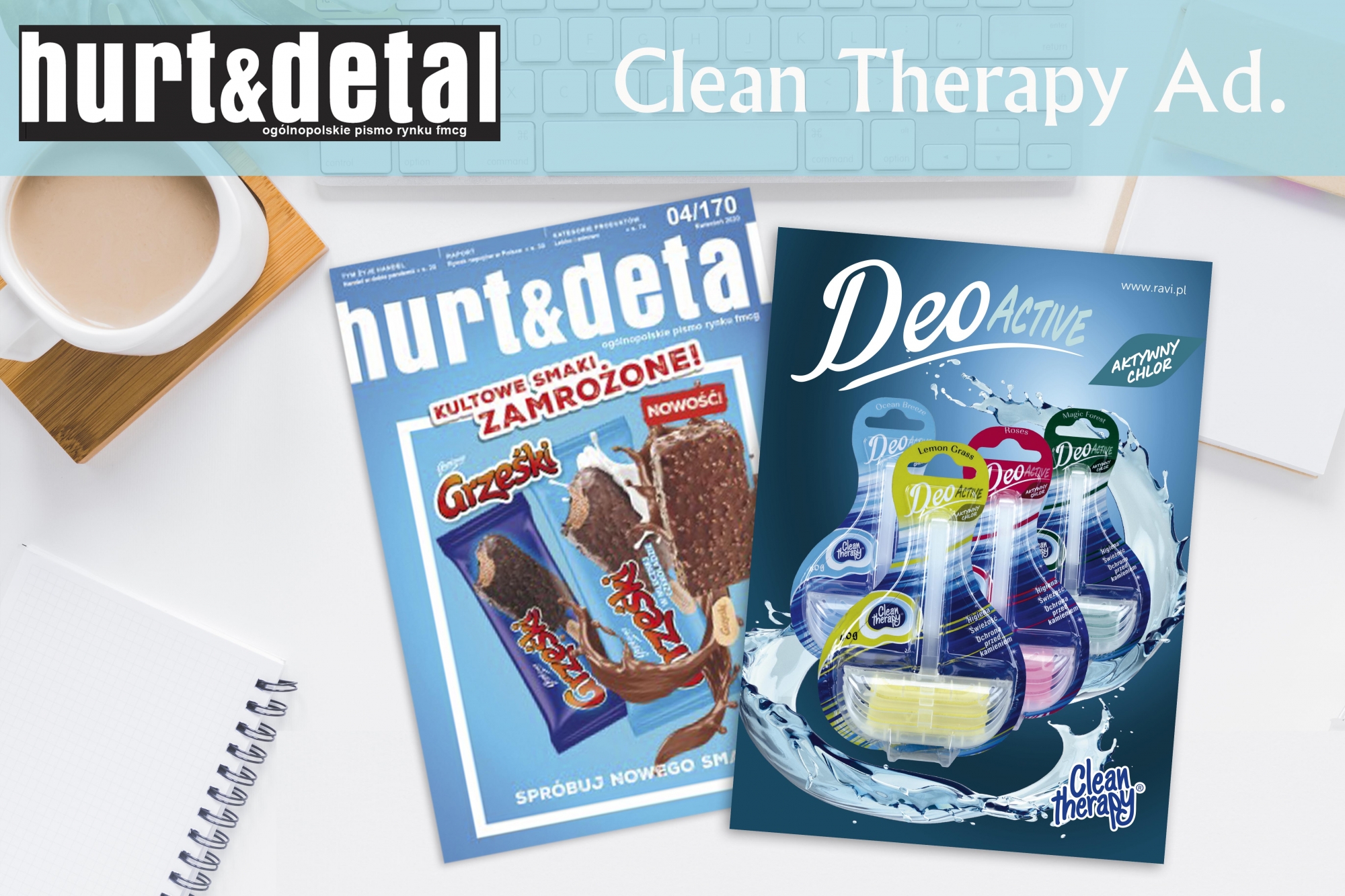 April 2020 Clean Therapy ad.